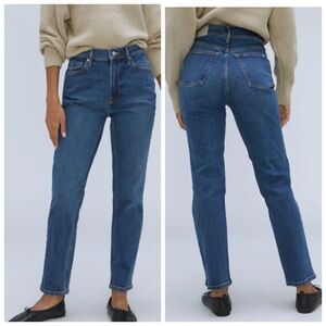 Everlane the original cheeky jeans Size 24 Crop straight leg denim Minimalist